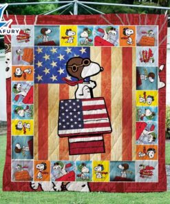 Snoopy Flying Usa The Peanuts…