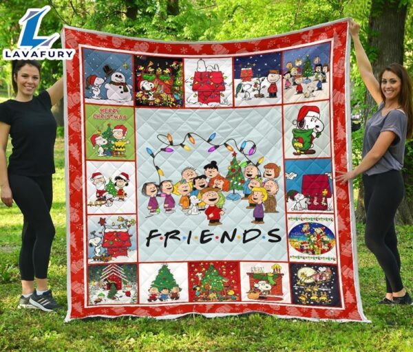 Snoopy Friends Christmas Blanket Xmas Bedding Decor Idea 3d Blanket 43 Mother Day Gift