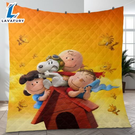 Snoopy Peanuts & Friends 4 Fan Gift, Snoopy Peanuts & Friends Blanket Mother Day Gift