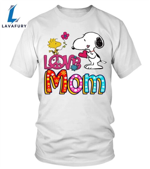 Snoopy Love Mom Happy Mother’s Day Shirt