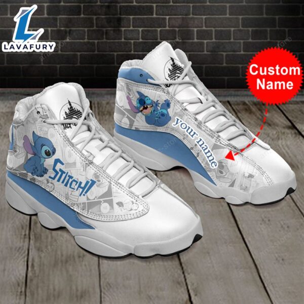 Stitch 1 Personalized Name Air JD13 Sneakers Custom Shoes