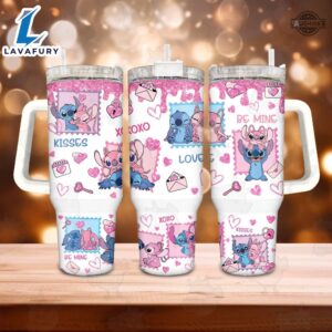 Stitch And Angel Valentines Cup…