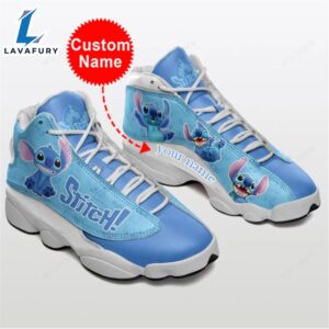 Stitch Limited Personalized Name Air JD13 Sneakers Custom Shoes