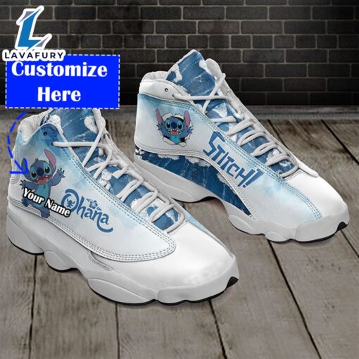 Stitch Ohana Custom JD13 Shoes Shoes Personalize Name Sport Sneakers