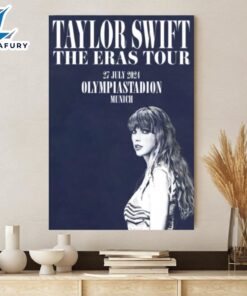 Taylor Swift Eras Stadium 2024 World Tour Poster Canvas
