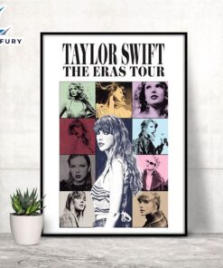 Taylor Swift The Eras Tour 2024 Midnights Concert Collage Poster Canvas