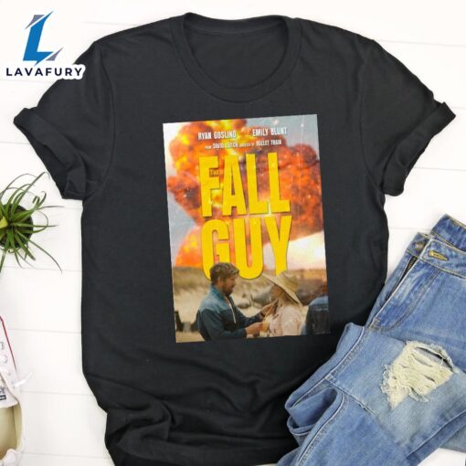 The Fall Guy 2024 Movie Film Poster Ryan Gosling Emily Blunt Movie Unisex T-Shirt