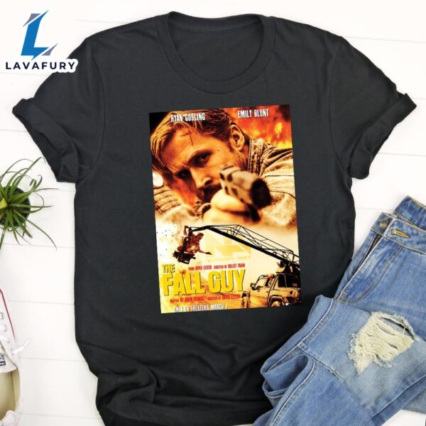 The Fall Guy Movie Poster, The Fall Guy 2024 Classic Vintage Movie Poster T-Shirt