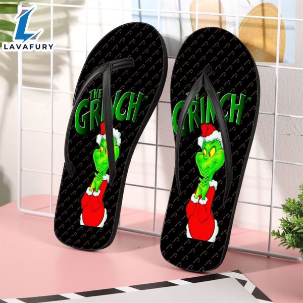 The Grinch Christmas Flip Flop Shoes