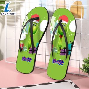 The Grinch Christmas Grinch Green Gift For Fan Flip Flop Shoes