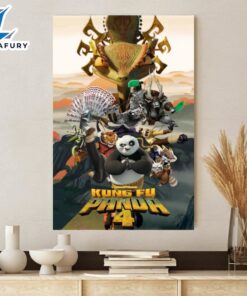 The Chameleon In Kung Fu Panda 4 2024 New Poster Art Decor Poster Canvas