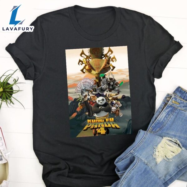 The Chameleon In Kung Fu Panda 4 2024 New Poster Unisex T-Shirt Black