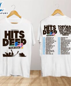 Tobymac Hits Deep Tour 2024 T Shirt Dates White