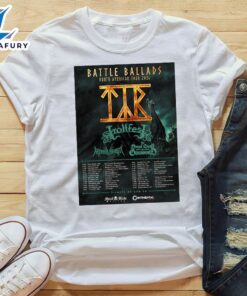 Tyr Announces Battle Ballads North American Headlining Tour 2024 T-Shirt