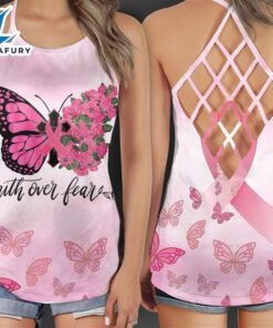 Breast Cancer Awareness Criss-Cross Tank…