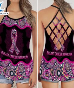 Breast Cancer Awareness Criss-Cross Tank…