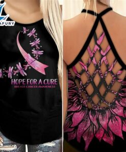 Breast Cancer Awareness Criss-Cross Tank…