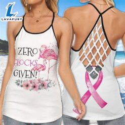 Breast Cancer Awareness Criss-Cross Tank…