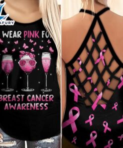 Breast Cancer Awareness Criss-Cross Tank…