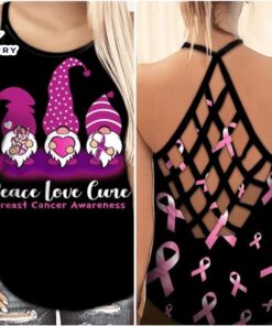 Breast Cancer Awareness Criss-Cross Tank…