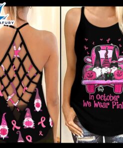 Breast Cancer Awareness Criss-Cross Tank…