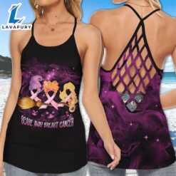 Breast Cancer Awareness Criss-Cross Tank…