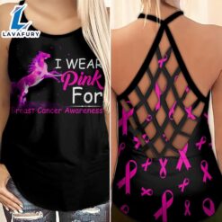 Breast Cancer Awareness Criss-Cross Tank…