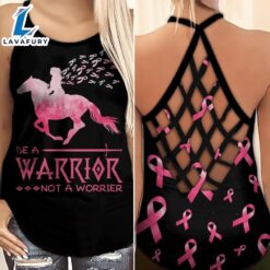 Breast Cancer Awareness Criss-Cross Tank…