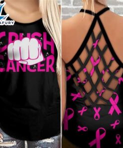 Breast Cancer Awareness Criss-Cross Tank…