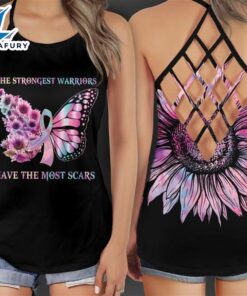 Breast Cancer Awareness Criss-Cross Tank…