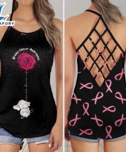 Breast Cancer Awareness Criss-Cross Tank…