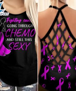 Breast Cancer Awareness Criss-Cross Tank…