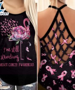 Breast Cancer Awareness Criss-Cross Tank…