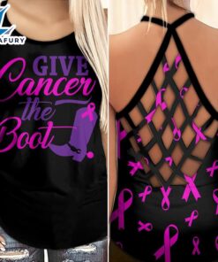 Breast Cancer Awareness Criss-Cross Tank…