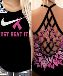 Breast Cancer Awareness Criss-Cross Tank…