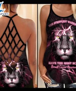 Breast Cancer Awareness Criss-Cross Tank…