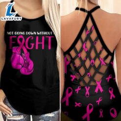 Breast Cancer Awareness Criss-Cross Tank…