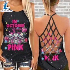 Breast Cancer Awareness Criss-Cross Tank…