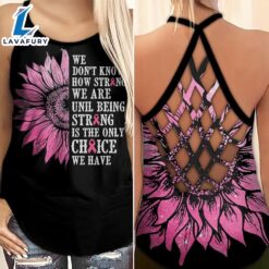 Breast Cancer Awareness Criss-Cross Tank…