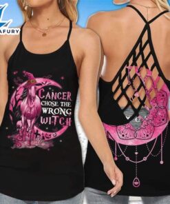 Breast Cancer Awareness Criss-Cross Tank…