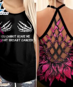 Breast Cancer Awareness Criss-Cross Tank…