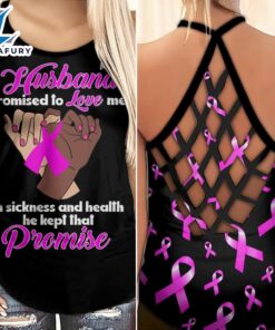 Breast Cancer Awareness Criss-Cross Tank…