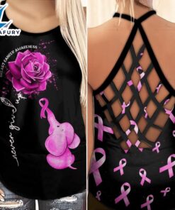 Breast Cancer Awareness Criss-Cross Tank…