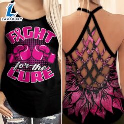 Breast Cancer Awareness Criss-Cross Tank…