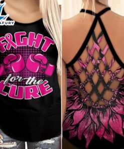 Breast Cancer Awareness Criss-Cross Tank…