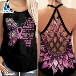 Breast Cancer Awareness Criss-Cross Tank…