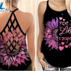 Breast Cancer Awareness Criss-Cross Tank…