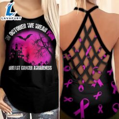 Breast Cancer Awareness Criss-Cross Tank…