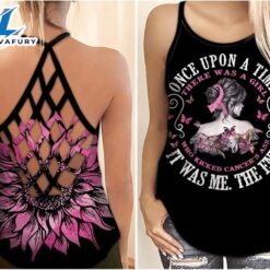 Breast Cancer Awareness Criss-Cross Tank…