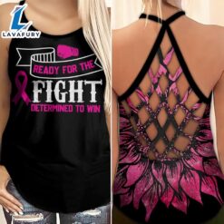 Breast Cancer Awareness Criss-Cross Tank…